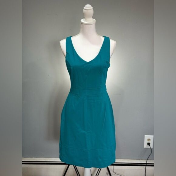 CLEARANCE! Teal Cynthia Rowley Racerback Dress Size 6 EUC - Picture 1 of 4
